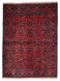  Kunduz Rug 103X137 Authentic
 Oriental Handknotted Black/Dark Red (Wool, Afghanistan)