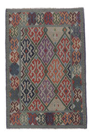  Oriental Kilim Golbarjasta Rug Rug 120X167 Black/Dark Grey (Wool, Afghanistan)