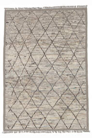 Contemporary Design Rug 208X302 Authentic Modern Handknotted Dark Grey/Light Brown (Wool, Afghanistan)