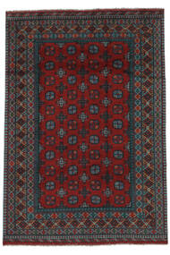  Afghan Rug 203X292 Authentic
 Oriental Handknotted Black (Wool, Afghanistan)