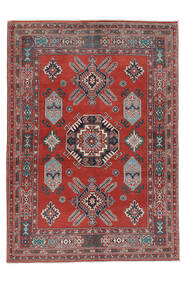  Kazak Rug 154X213 Authentic
 Oriental Handknotted Dark Brown/White/Creme (Wool, Afghanistan)