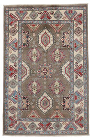 Kazak Fine Rug 118X178 Brown/Dark Red (Wool, Afghanistan)