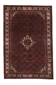  Oriental Hosseinabad Rug Rug 207X308 Black/Dark Red (Wool, Persia/Iran)