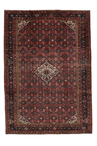  Hosseinabad Rug 224X320 Persian Wool Black/Dark Red 
