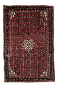  Oriental Hosseinabad Rug 213X324 Black/Dark Red (Wool, Persia/Iran)