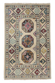  Kazak Rug 78X126 Authentic
 Oriental Handknotted Light Brown/White/Creme (Wool, Afghanistan)