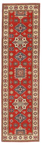  Kazak Rug 81X295 Authentic
 Oriental Handknotted Runner
 Dark Brown/Dark Red (Wool, Afghanistan)