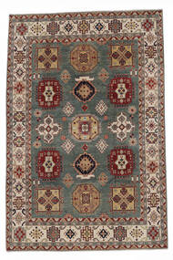  Kazak Rug 202X305 Authentic
 Oriental Handknotted Dark Brown/Black (Wool, Afghanistan)