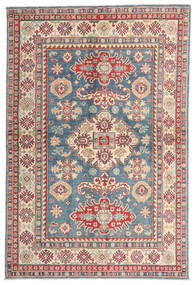  Kazak Rug 147X220 Authentic
 Oriental Handknotted Dark Red/Dark Blue (Wool, Afghanistan)