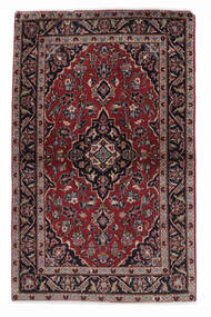  Keshan Rug 99X158 Authentic
 Oriental Handknotted Black/Dark Brown (Wool, Persia/Iran)