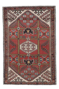  Hamadan Rug 108X163 Authentic Oriental Handknotted Dark Brown/Black (Wool, Persia/Iran)