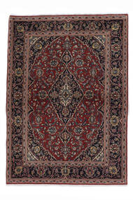  Keshan Rug 110X153 Authentic
 Oriental Handknotted Black/Dark Brown/White/Creme (Wool, Persia/Iran)