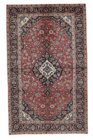  Keshan Rug 148X240 Authentic
 Oriental Handknotted Dark Brown/Black (Wool, Persia/Iran)
