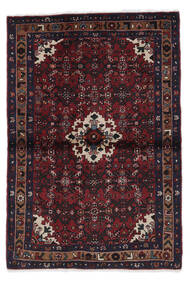  Oriental Hosseinabad Rug Rug 107X156 Black/Dark Red (Wool, Persia/Iran)