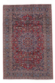  Mashad Rug 196X294 Authentic Oriental Handknotted Dark Brown/Black (Wool, Persia/Iran)