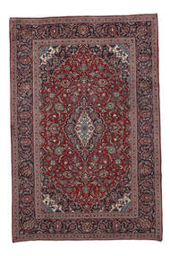 Keshan Rug 203X304 Authentic
 Oriental Handknotted Black/Dark Brown/White/Creme (Wool, Persia/Iran)