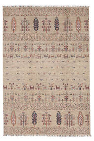  Shabargan Rug 200X296 Authentic
 Oriental Handknotted Brown/Beige (Wool, Afghanistan)