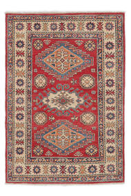  Kazak Rug 100X147 Authentic
 Oriental Handknotted Dark Brown/Crimson Red (Wool, Afghanistan)