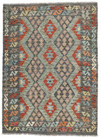  Kilim Afghan Old Style Rug 133X181 Brown/Green 