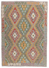  Kilim Afghan Old Style Rug 123X173 Authentic
 Oriental Handwoven Brown/Dark Grey (Wool, )