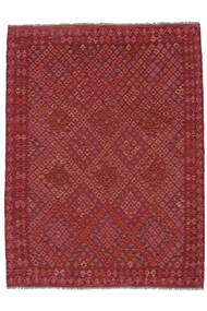  Kilim Afghan Old Style Rug 177X229 Authentic
 Oriental Handwoven Dark Brown/White/Creme (Wool, Afghanistan)