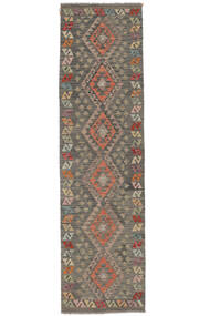 80X298 Kilim Afghan Old Style Rug Oriental Runner
 Brown (Wool, Afghanistan)