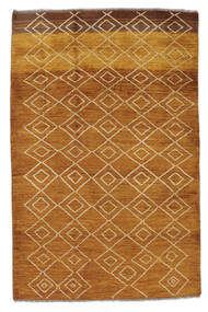  Moroccan Berber - Afghanistan Rug 122X188 Authentic
 Modern Handknotted Brown/Orange (Wool, )