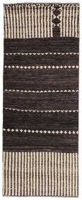 Moroccan Berber - Afghanistan Rug 71X184 Authentic
 Modern Handknotted Runner
 Black/Dark Brown (Wool, Afghanistan)