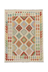  Kilim Afghan Old Style Rug 127X176 Authentic
 Oriental Handwoven White/Creme/Light Brown (Wool, Afghanistan)
