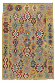  Kilim Afghan Old Style Rug 127X181 Authentic
 Oriental Handwoven Brown/Dark Brown (Wool, Afghanistan)