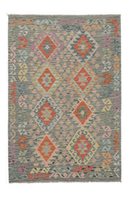  Kilim Afghan Old Style Rug 127X190 Authentic
 Oriental Handwoven Green/Brown (Wool, )