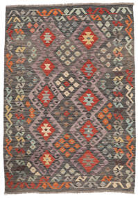  Kilim Afghan Old Style Rug 127X176 Authentic
 Oriental Handwoven Dark Brown/Black (Wool, Afghanistan)