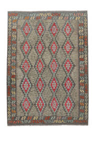 210X288 Kilim Afghan Old Style Rug Rug Oriental Dark Yellow/Brown (Wool, Afghanistan)