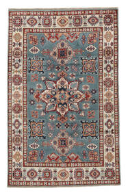  Kazak Fine Rug 119X189 Authentic Oriental Handknotted Dark Red/Brown (Wool, )