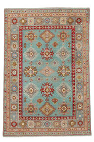 Kazak Rug 119X178 Authentic
 Oriental Handknotted Dark Brown/Brown (Wool, Afghanistan)