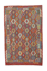  Kilim Afghan Old Style Rug 192X304 Authentic
 Oriental Handwoven Dark Red/Brown (Wool, )