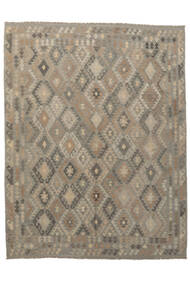  Kilim Afghan Old Style Rug 266X335 Authentic
 Oriental Handwoven Dark Brown/Brown Large (Wool, Afghanistan)