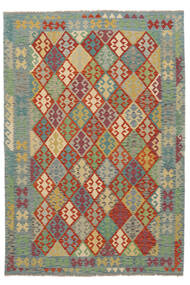  202X295 Kilim Afghan Old Style Rug Wool, 