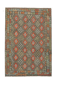 202X290 Kilim Afghan Old Style Rug Rug Oriental Brown/Green (Wool, Afghanistan)