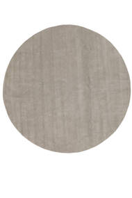  Handloom - Secondary Rug Ø 300 Modern Round Dark Grey/Orange Large (Wool, )