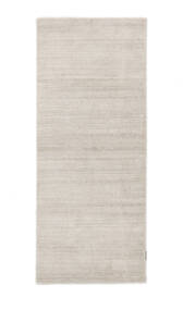  Bamboo Silk Handloom - Secondary Rug 80X200 Modern Runner White/Creme/Light Grey ( India)