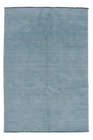  Handloom Fringes - Secondary Rug 160X230 Modern Dark Blue/White/Creme (Wool, India)