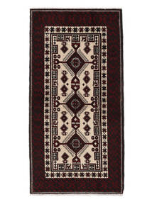  Baluch Rug 100X197 Authentic
 Oriental Handknotted White/Creme/Black (Wool, Persia/Iran)