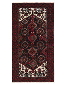  Baluch Rug 100X194 Authentic
 Oriental Handknotted Black/White/Creme (Wool, Persia/Iran)