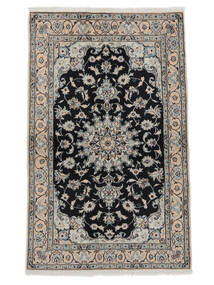  Nain Rug 120X193 Authentic
 Oriental Handknotted White/Creme/Black (Wool, Persia/Iran)