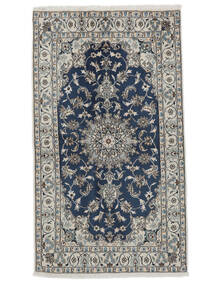  Nain Rug 121X208 Authentic
 Oriental Handknotted White/Creme/Black (Wool, Persia/Iran)