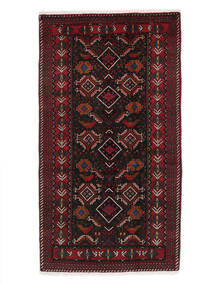  Baluch Rug 100X179 Authentic
 Oriental Handknotted Black/Dark Red (Wool, )