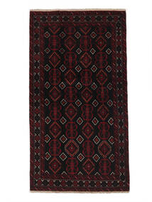  Persian Baluch Rug 101X188 Black (Wool, Persia/Iran)