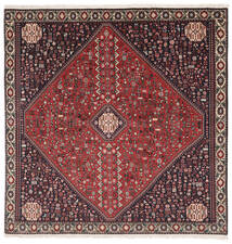  Abadeh Rug 198X199 Authentic
 Oriental Handknotted Square Dark Brown/Black (Wool, Persia/Iran)