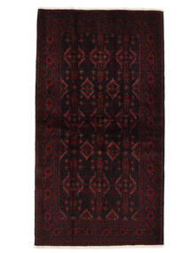 Baluch Rug Rug 114X209 Black (Wool, Persia/Iran)